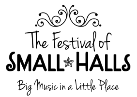 The Festival of Small Halls black text logo