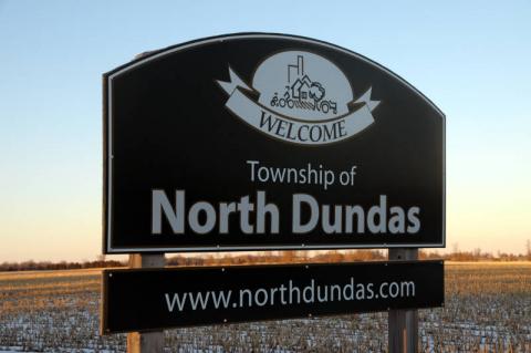 Sign for Township of North Dundas