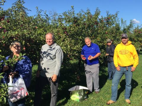 Al and John at Applestock Orchards