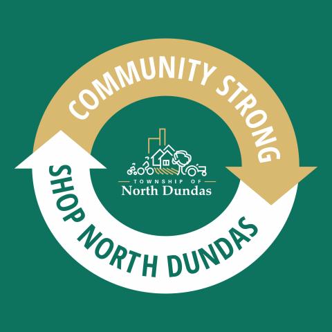 Shop Local Community Strong Logo