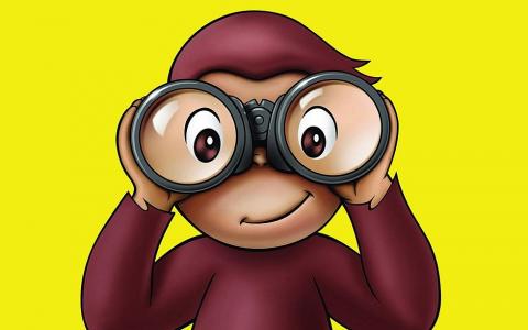 Curious George with Glasses