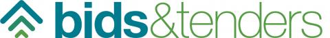 blue and green bids and tenders logo