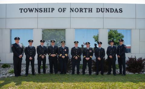 Group photo of Fire Department