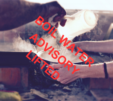 Water boil advisory lifted