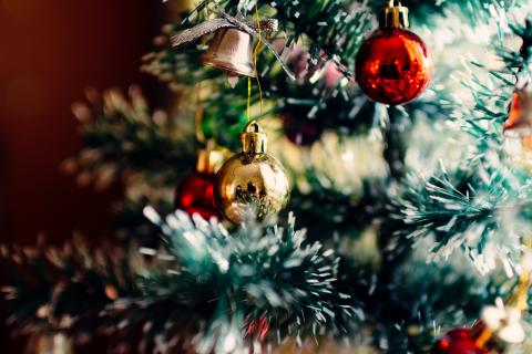 Christmas tree with decorations