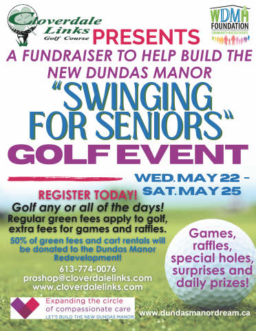 Cloverdale Golf Event Poster 