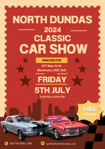 North Dundas Car Show Poster - Winchester