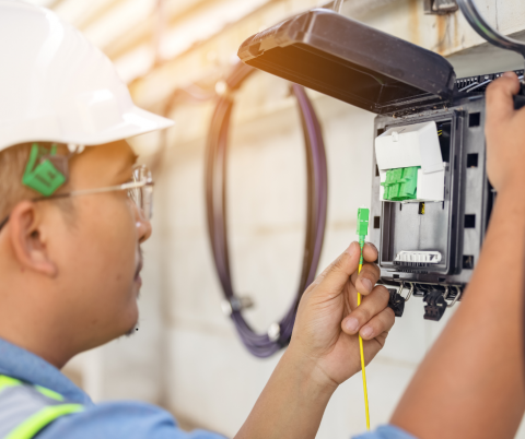 High speed internet installation