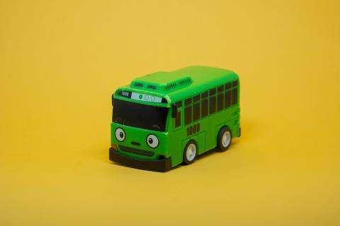 green bus