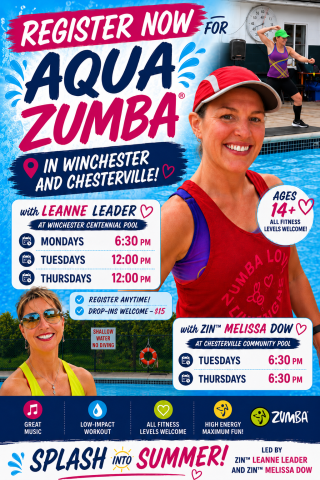 2026 Aqua Zumba Poster